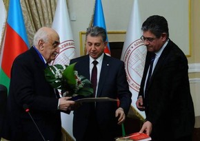 Khoshbakht Yusifzade awarded with the title of Knight of Science and Art of the Russian Academy