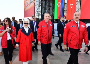 Президенты Азербайджана и Турции ознакомились с павильонами на TEKNOFEST Azerbaijan