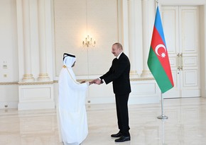 President Ilham Aliyev receives credentials of incoming ambassador of Qatar