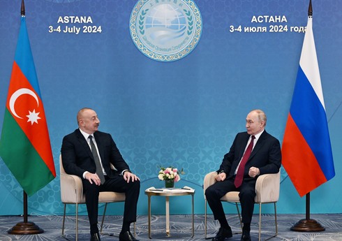 Путин: Отношения с Азербайджаном по вопросу торгово-экономического взаимодействия развиваются позитивно