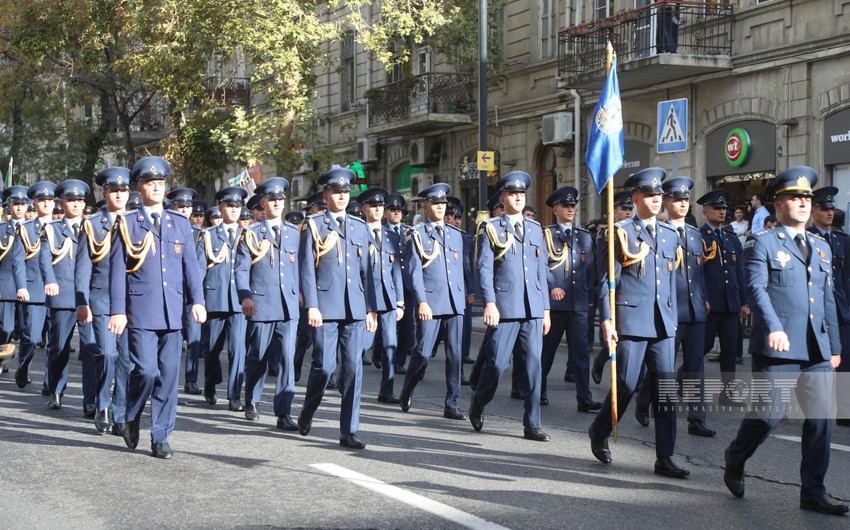 Marches of servicemen organized on occasion of Victory Day