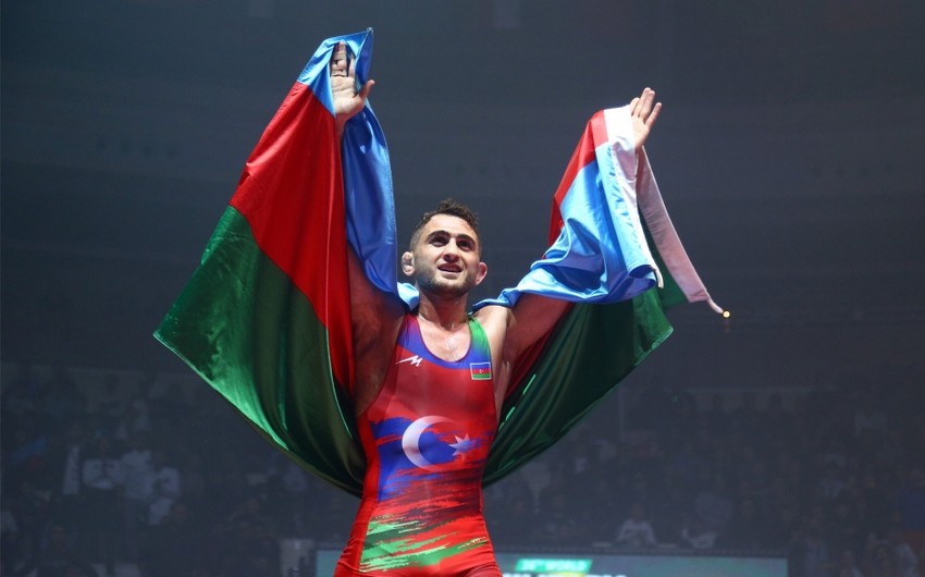 Two Azerbaijani wrestlers crowned world military champions in Baku