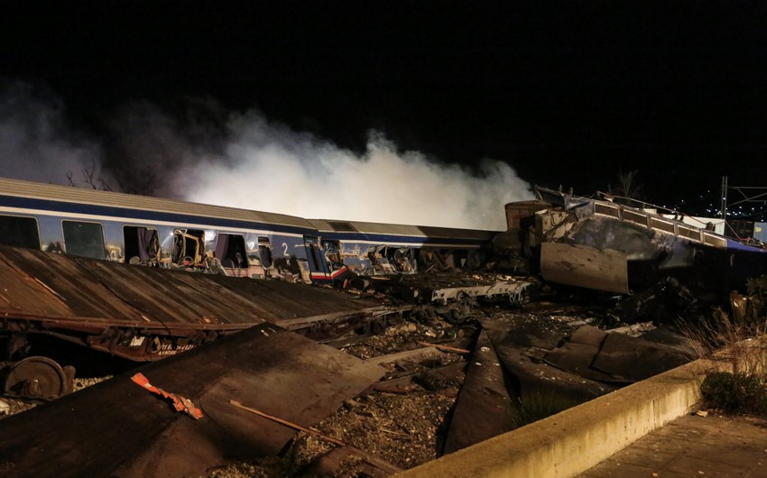 Two trains collide in Greece, at least 32 killed, 85 injured