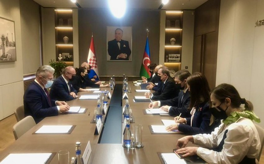 Главы МИД Азербайджана и Хорватии обсудили перспективы развития сотрудничества