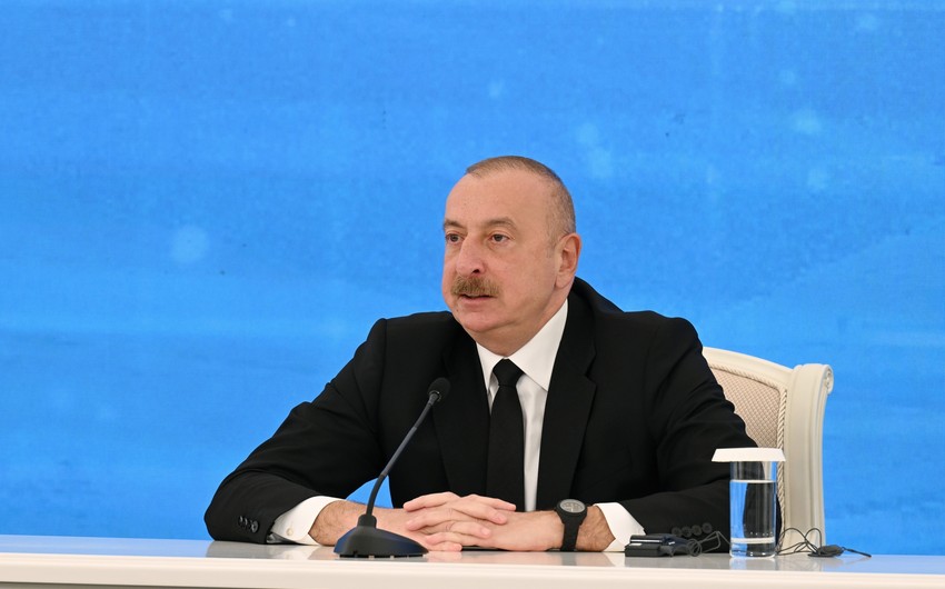 President Ilham Aliyev: Opening of Giz Galasi hydroelectric complex and commissioning of “Khudafarin” hydroelectric complex are historic events