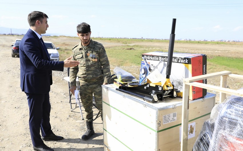 Göygöldə bir qrup Vətən müharibəsi veteranı üçün kiçik bizneslər yaradılıb