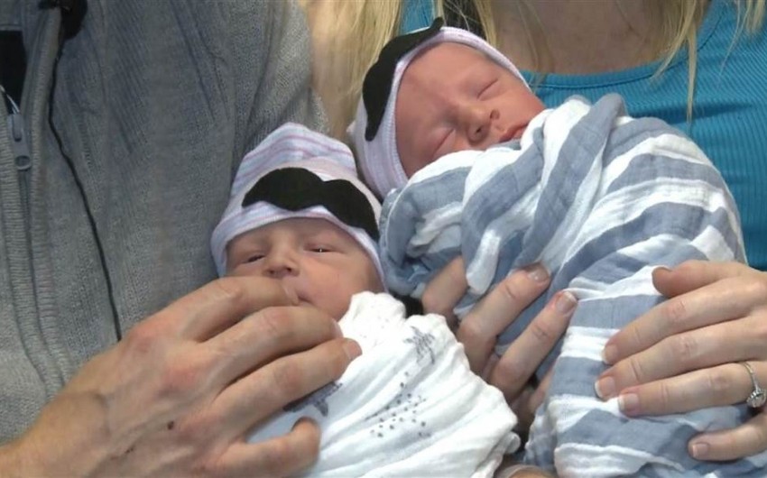 Two year twins in US born in 2016 and 2017