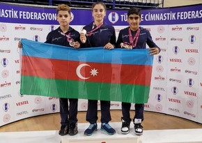 Azərbaycan gimnastları Türkiyədə 2 qızıl, 2 gümüş medal qazanıblar