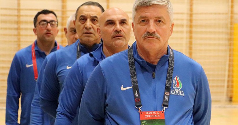 Azərbaycan millisinin baş məşqçisi: Kobud səhvlər etdik, rəqib də bundan maksimum faydalandı