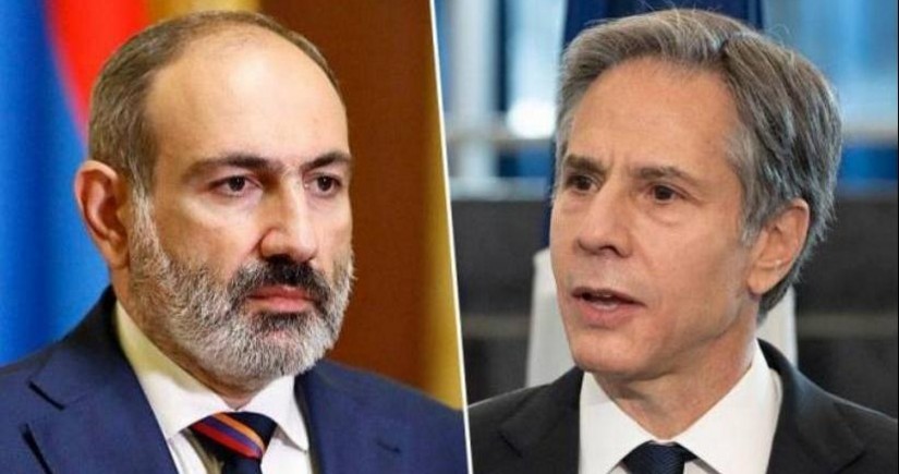 Blinken Paşinyanla regionda kommunikasiya xətlərinin açılmasını müzakirə edib
