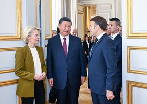 Fransalı siyasətçi: Çin lideri Ursula fon der Lyayen ilə görüşdə Makronu alçadıb