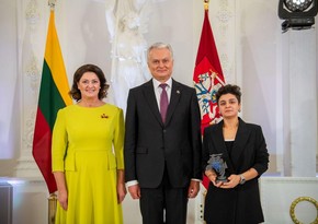 Azərbaycanlı diaspor təşkilatının rəhbərinə “Litvanın Gücü” mükafatı verilib