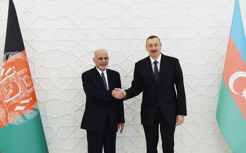 Afghan President Mohammed Ashraf Ghani calls President Ilham Aliyev