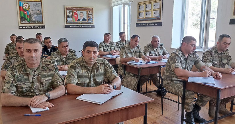 Azərbaycan Ordusunun Mühəndis Qoşunlarında təlim keçirilib