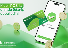Rabitəbankın “Mobil POS” xidməti ilə POS terminal cibinizdə!