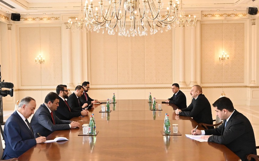 Ильхам Алиев принял советника по нацбезопасности и руководителя Администрации президента Афганистана