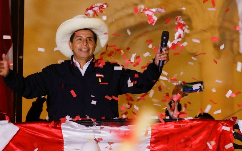 Perunun yeni prezidenti Pedro Kastilyo oldu