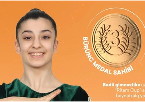 Две азербайджанские гимнастки завоевали пять медалей на международном турнире в Сербии 