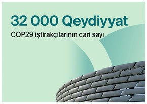 COP29-da qeydiyyatdan keçənlərin ilkin sayı açıqlanıb