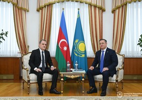 Azerbaijan's Foreign Minister meets with his Kazakh counterpart