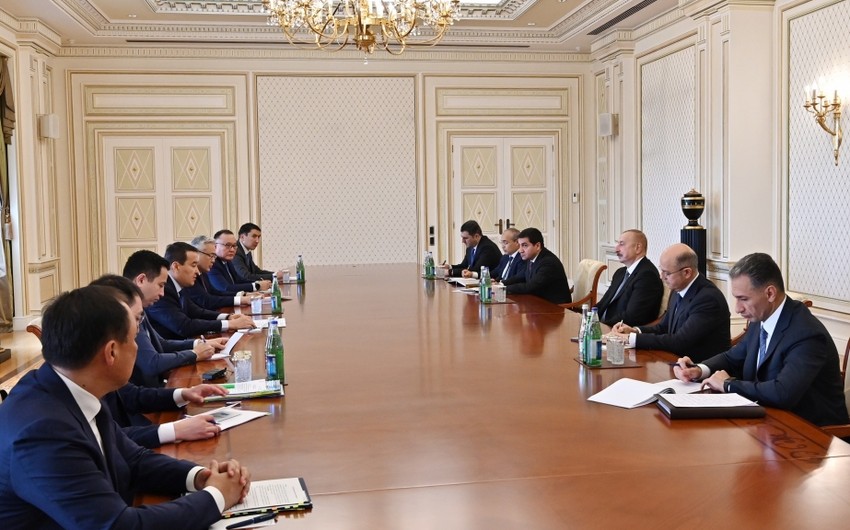 President Ilham Aliyev receives Prime Minister of Kazakhstan - UPDATED 