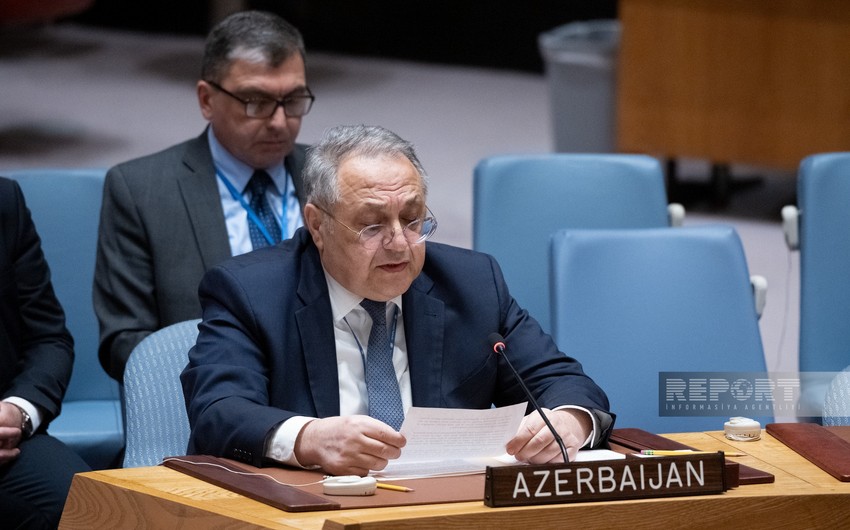 Information about Azerbaijan's landmine problem presented in UN Security Council