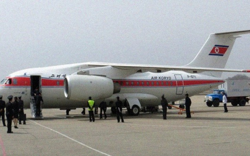 North Korean plane urgently lands in China because of fire
