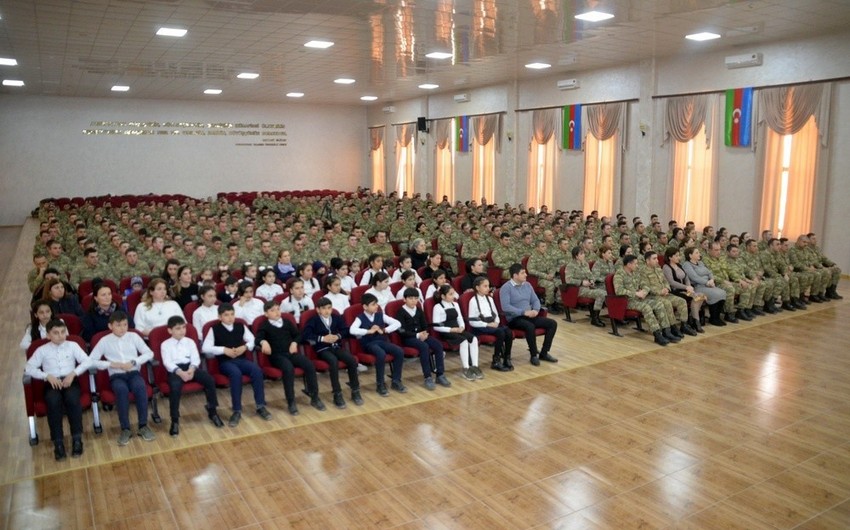 В армии проведен ряд мероприятий в связи с годовщиной геноцида в Ходжалы