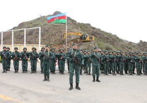 Azerbaijani flag raised at checkpoint established on border with Armenia - VIDEO