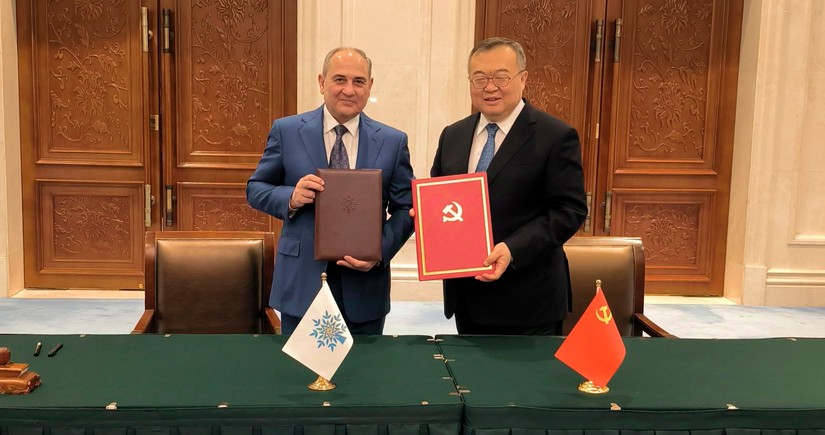 New Azerbaijan Party, Chinese Communist Party sign MoU on cooperation