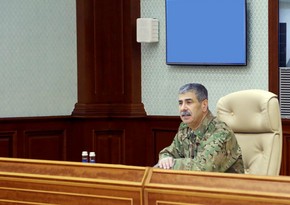 Azerbaijani military leadership analyzes conditions in areas where the Russian peacekeeping forces are stationed