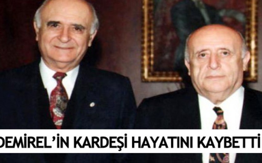 Turkey's 9th president's brother dies