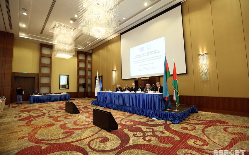 В Баку началась международная конференция по вопросу Иерусалима