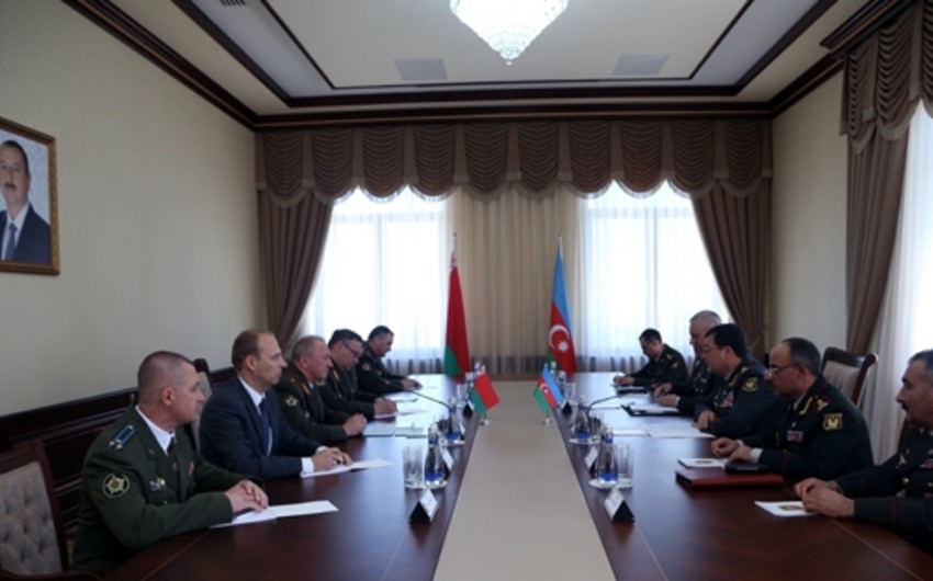 Chief of the General Staff of Azerbaijani Armed Forces met with his Belarusian counterpart