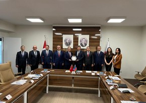 Азербайджанская делегация находится с визитом в Анкаре