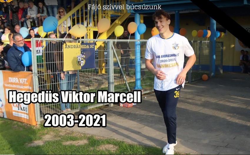 Macarıstan klubunun 18 yaşlı futbolçusu məşq zamanı ölüb