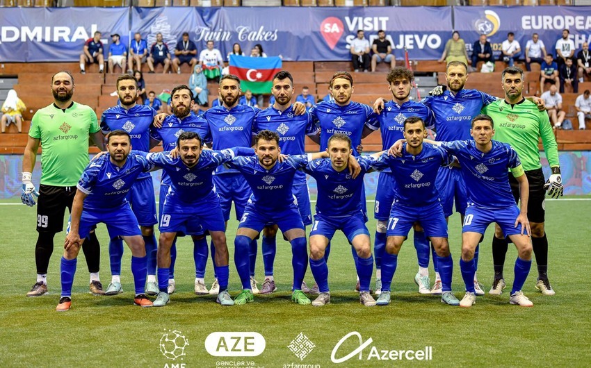 European championship: Azerbaijan's mini football national team tops their group