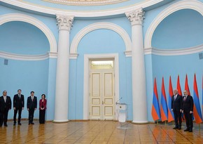 В резиденции президента Армении четыре новых министра принесли присягу
