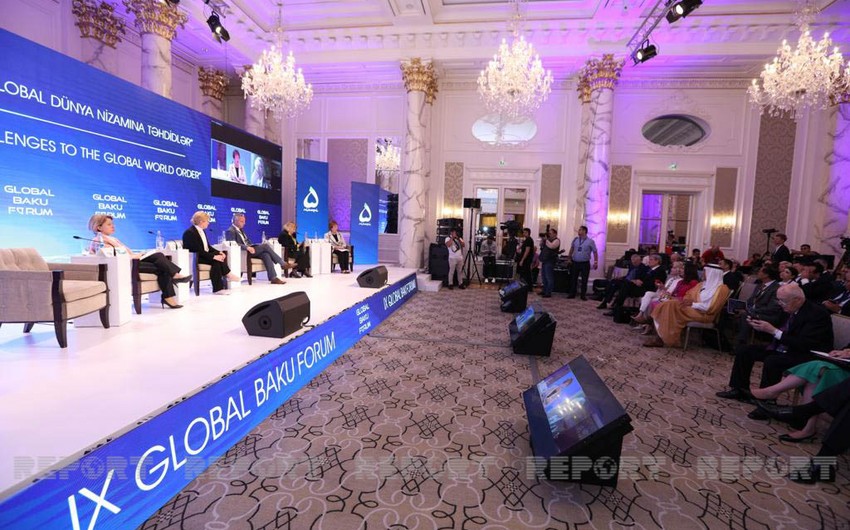 На панельном заседании Глобального Бакинского форума обсуждается война в Украине