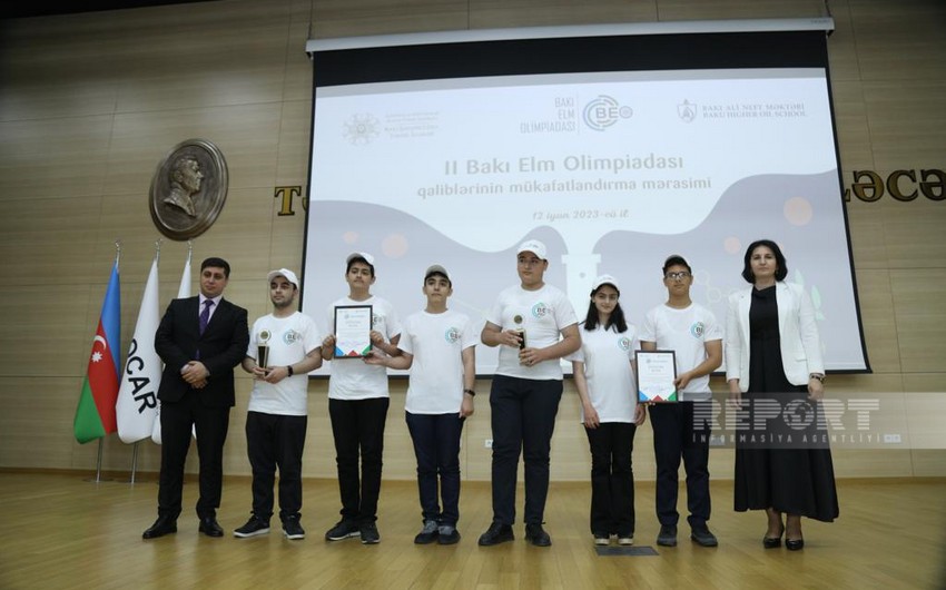 II Bakı Elm Olimpiadasının qalibləri mükafatlandırılıb