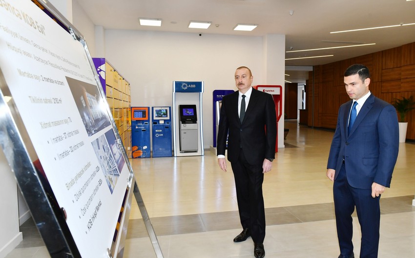 President Ilham Aliyev attends inauguration of 'Baku SME house'