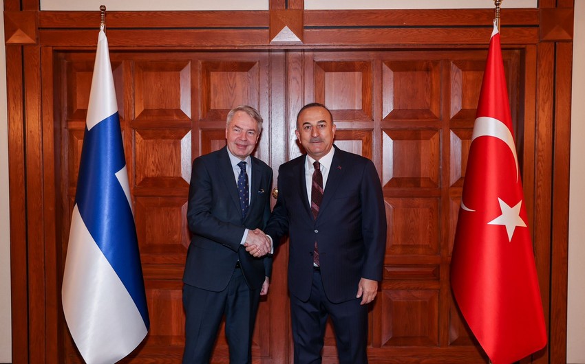 Главы МИД Турции и Финляндии провели переговоры 