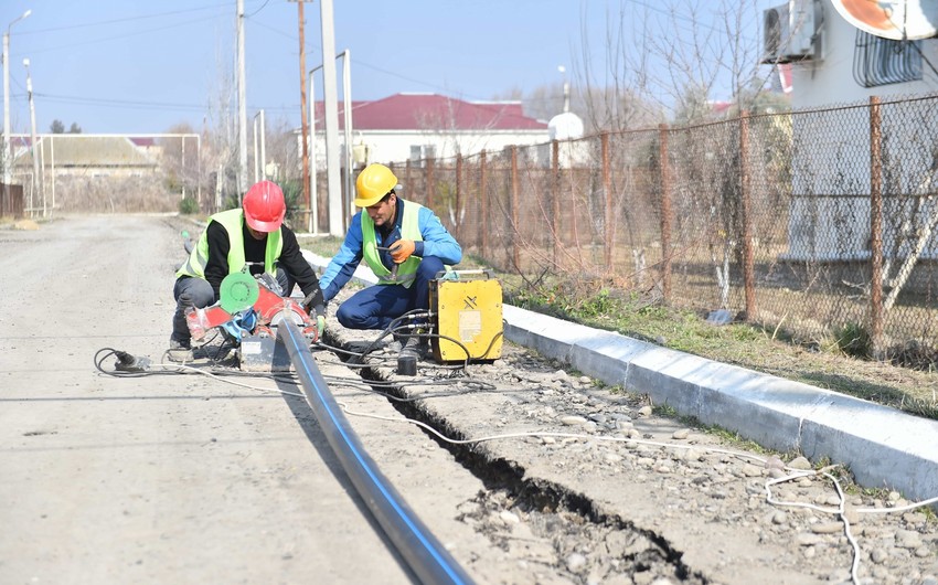 Babək rayonunda 10 kənddə su təchizatı və kanalizasiya sistemləri yaradılır