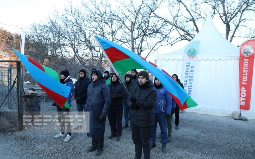 Акция на дороге Ханкенди-Лачын продолжается уже 66 дней