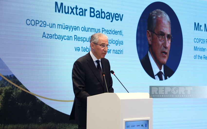 Mukhtar Babayev: Climate change is among global concerns