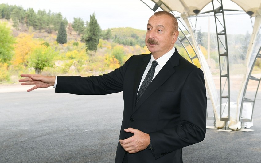 Azerbaijani president sets timeline for relocating residents to Zangilan