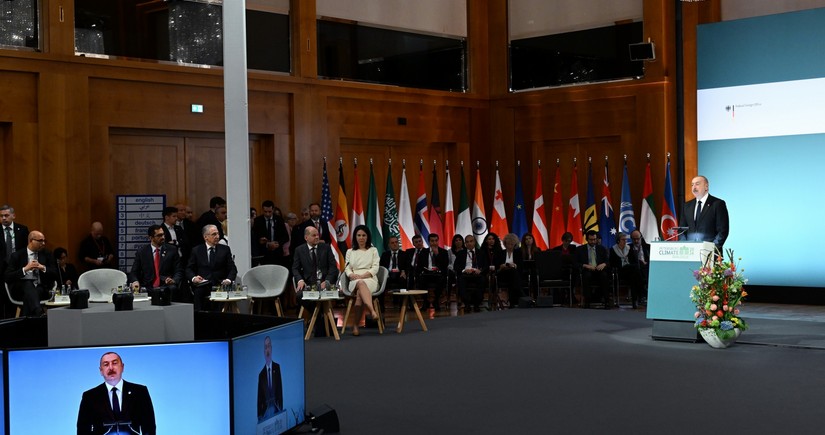 Ilham Aliyev participates in High Level Segment of 15th Petersberg Climate Dialogue in Berlin