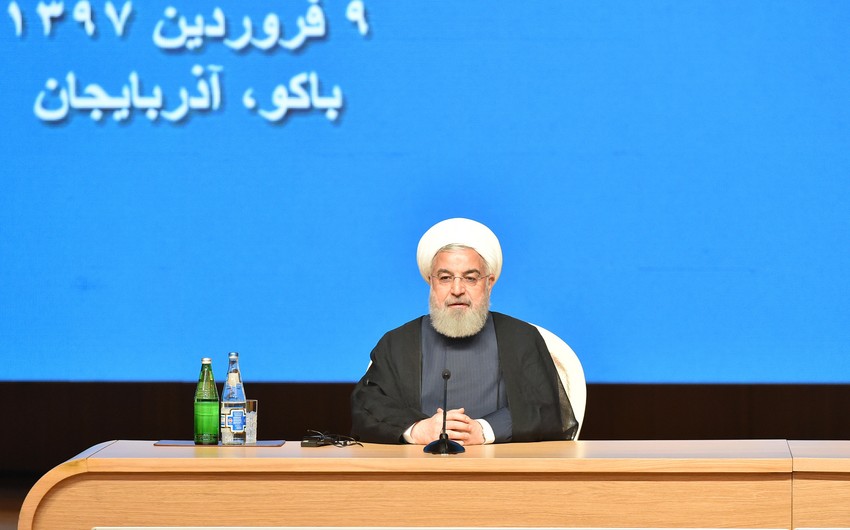 Həsən Ruhani: “Azərbaycanın inkişafı bizim inkişafımızdır”