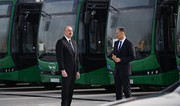 President Ilham Aliyev gets acquainted with activities of Zigh Electric Bus Depot