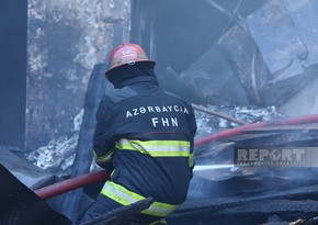 Bakıda ağaclıq sahədə baş vermiş yanğın söndürülüb